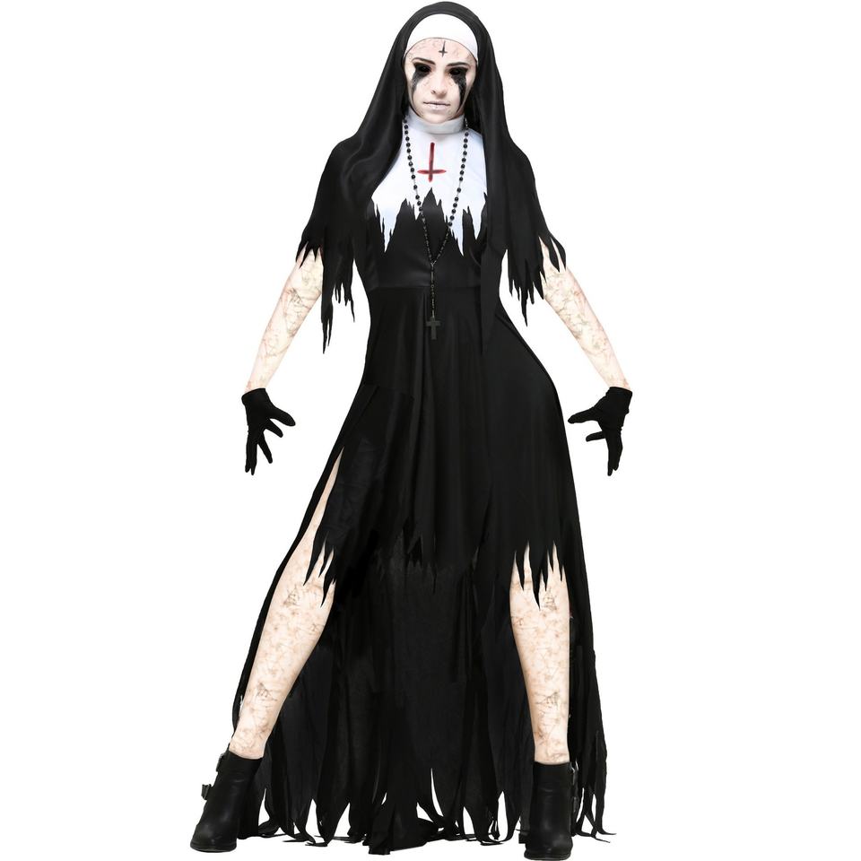 Zombie Nun Vampire Costume Dress