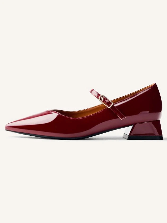 burgundy dress shoes for ladies Ortho+rest Women Mary Janes Bunions Orthopedic Shoes Low Chunky Heels-Violet Tan / 8.5 Use the drawing and measure the distance from the heel to the big toe Women Burgundy Patent Leather Mary