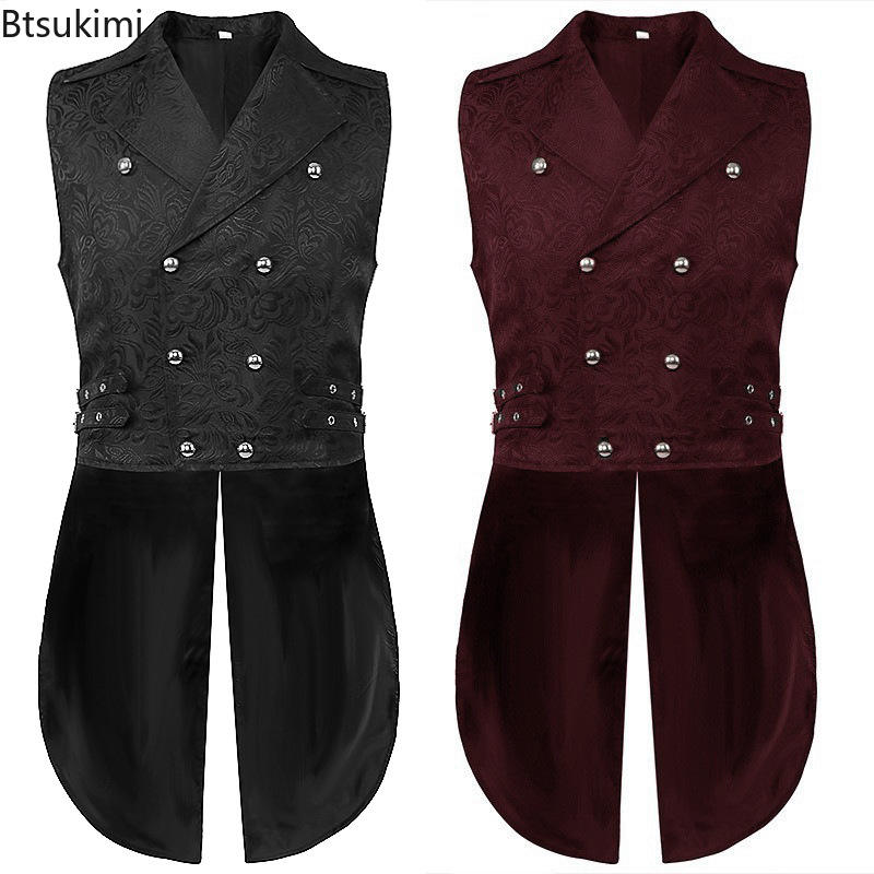 Adult Men Plague Doctor Steampunk Costume Tailcoat