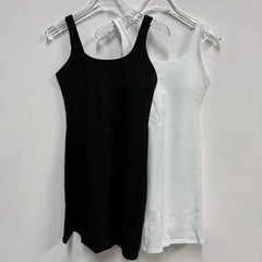 Custom Yoga Sportswear U Neckline Athletic Apparel Gym Running Workout Clothing Slim Fit Golf Tennis Skirt