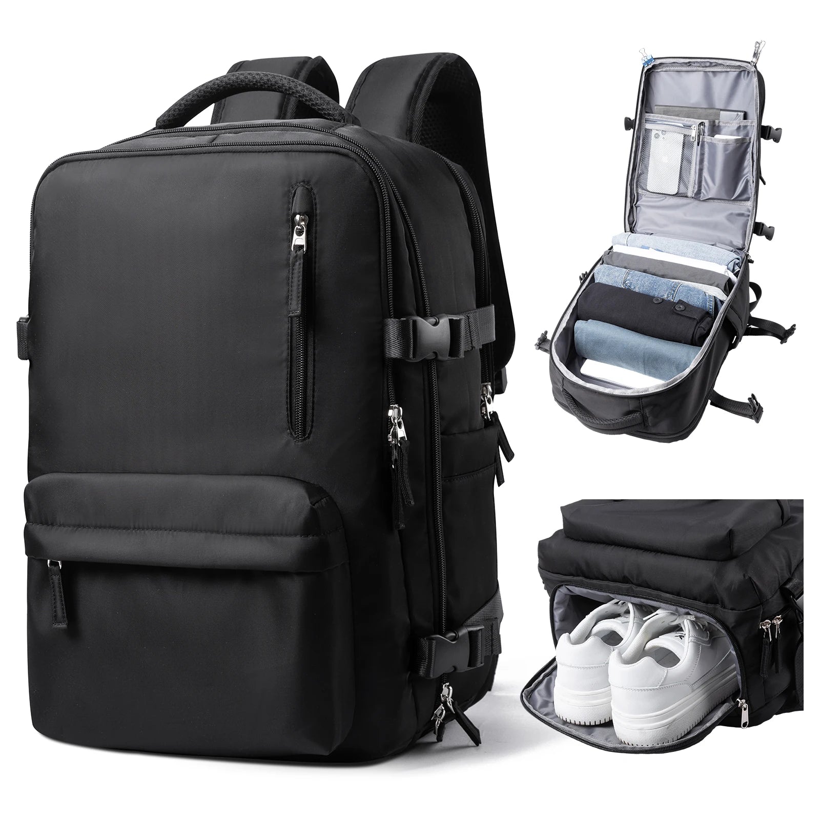 Handgepäck Großer Reiserucksack Mochilas Airline-Zugelassenes Daypack Reiserucksack
