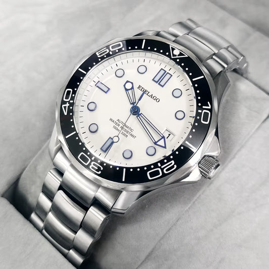 EDELAGO Kinetic Energy Series NH35/2824/8500 Luxury Ceramic Seahorse Mechanical Diving Watch Fashion Sports Men'S ROLE Watch