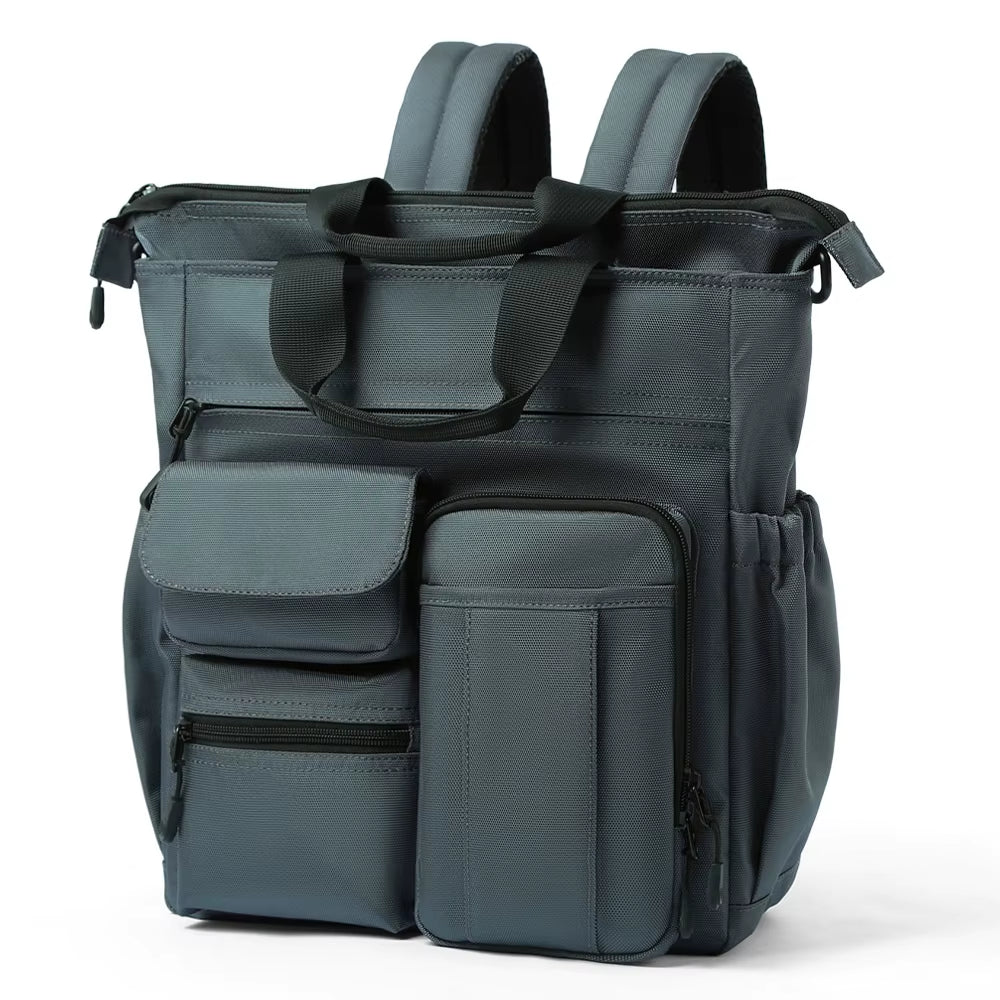 MOYYI 15.6-Inch Laptop Backpack Bags for Men Shoulder Messenger Backpack Bags