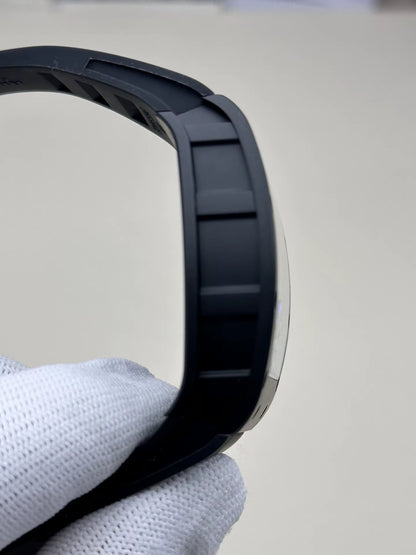 High-Quality Black Carbon Fiber Mechanical Watch - Ultra-Thin Sports RM055 Watch