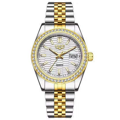 LIGE 89186 2025 Men Watch Classic Original Business Quartz Watch for Man 30M Waterproof Luminous Stainless Steel Band Relojs