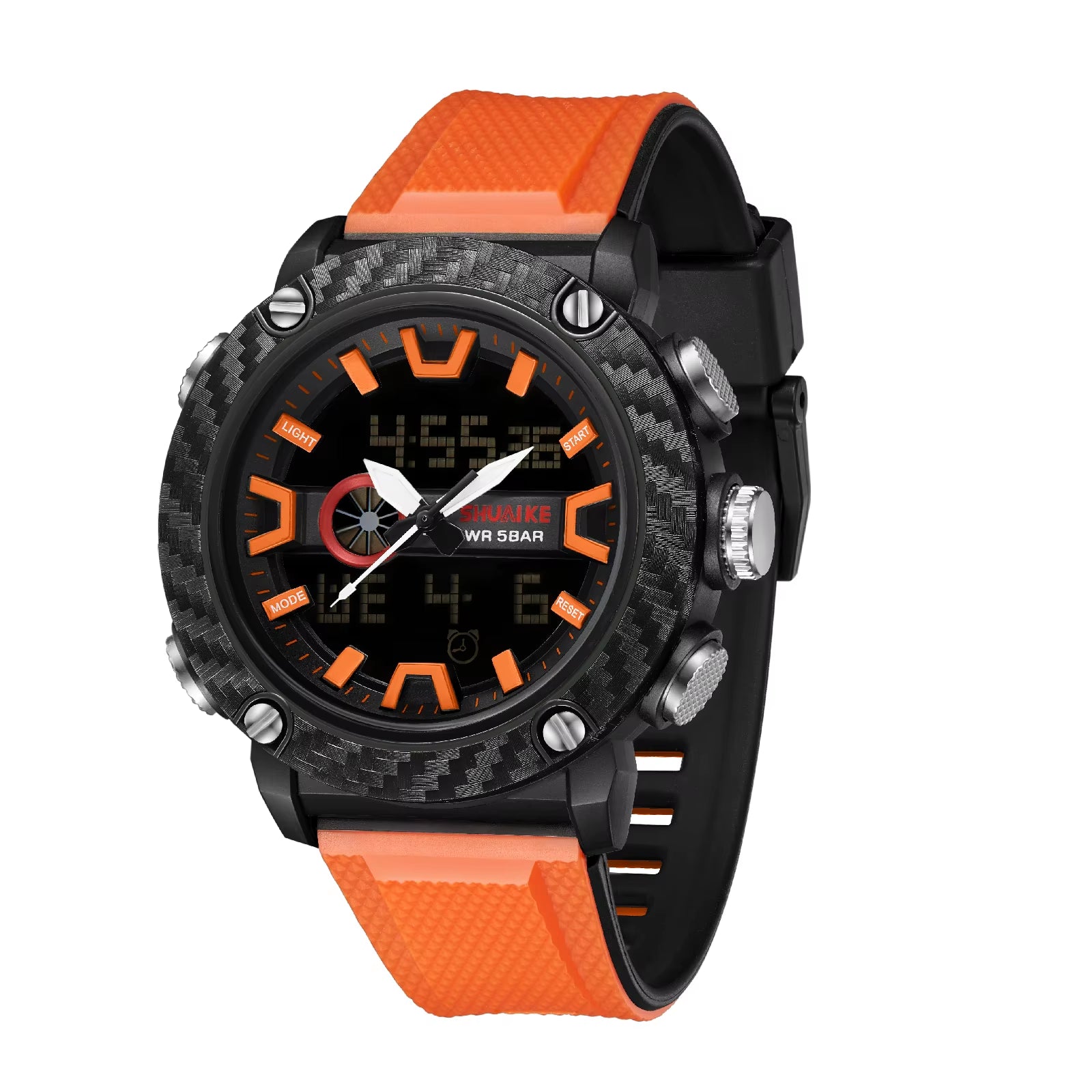 SHIYUNME D 1027 Men Wrist Watch Silicon Bands Plastic Case Waterproof Fashion Watches Colorful Relojes Sport Digital Watches