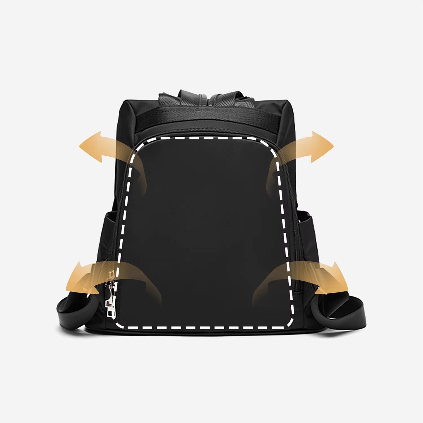 Simradia Small Black Women Causal Backpacks Oxford Waterproof Backpack for Women Outdoor School Bag Rucksack Ladies