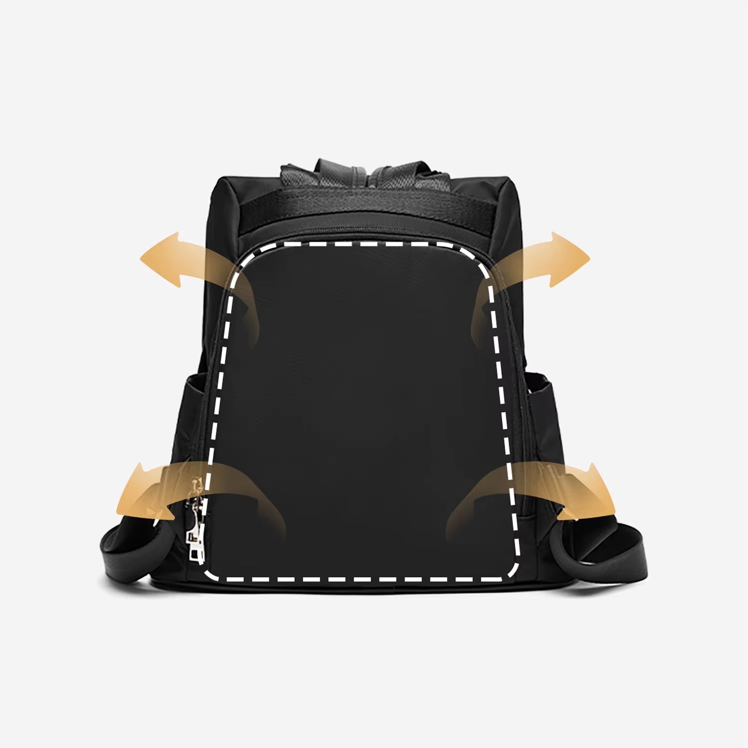 Simradia Small Black Women Causal Backpacks Oxford Waterproof Backpack for Women Outdoor School Bag Rucksack Ladies