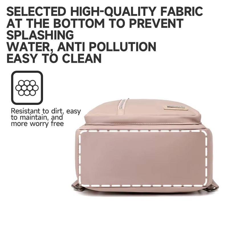 Simradia Oxford Waterproof Lady Backpack 14 Inch Laptop Backpacks for Women Simple Travel Bag School Backpack for Girls