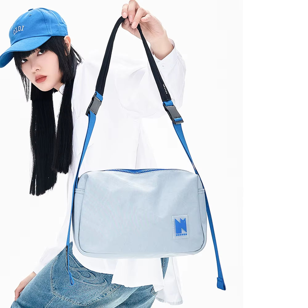 NOXXON Custom Sling Bag Water Resistant Nylon Casual Cross Body Bag Lightweight Single Shoulder Pack for Women