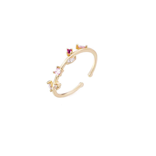 Jewelry Micro Pave Cubic Zirconia Adjustable Toe Rings for Women Girls Band Open Toe Ring Women Gift Jewelry