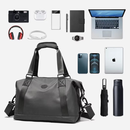MOYYI Fashion Duffel Bag for Men Waterproof Outdoors Travel Bag Light Weight Men'S Yoga Gym Bag