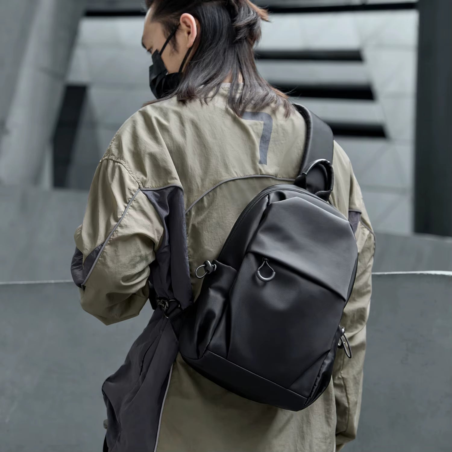 MOYYI Waterproof Crossbody Bags for Men Chest Bag Travel Sports Sling Bags