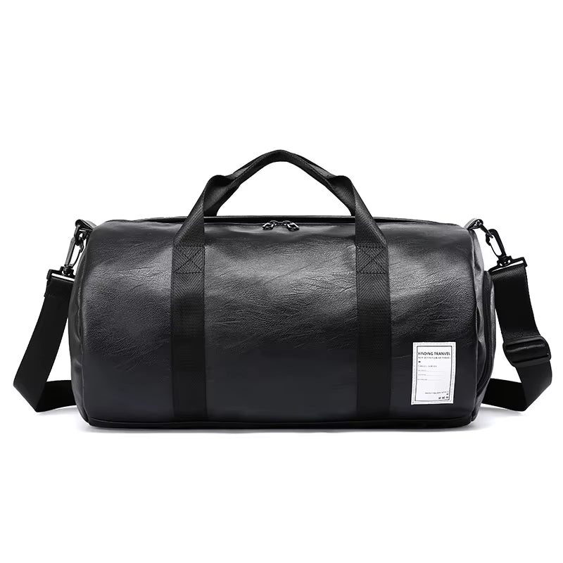 Large Size Travel Bag Duffel Bag with Shoe Compartment Sport Gym Travel Waterproof Black Customized