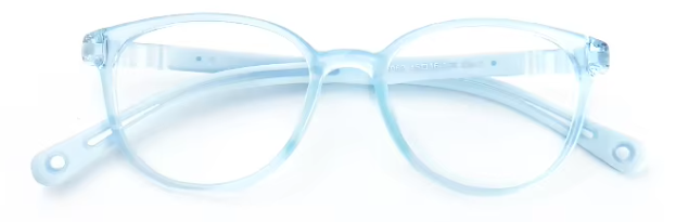 MCROONS Kids Cat-Eye Silicon Glasses — Playful Flexible Frames | Boys and Girls | Blue, Pink, Lavender and Light Blue