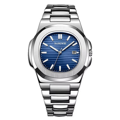 2025 New Hot Selling Luxury Men'S Business Wrist Watch Retro Square Waterproof Luminous Quartz Watch for Men - MCROONS.COM