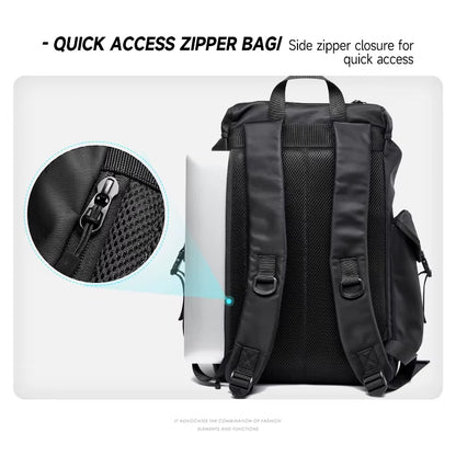 MOYYI Fashion Custom Oxford Drawstring Backpack for Man Waterproof Men'S Laptop Backpack Anti-Theft Travel Backpacks