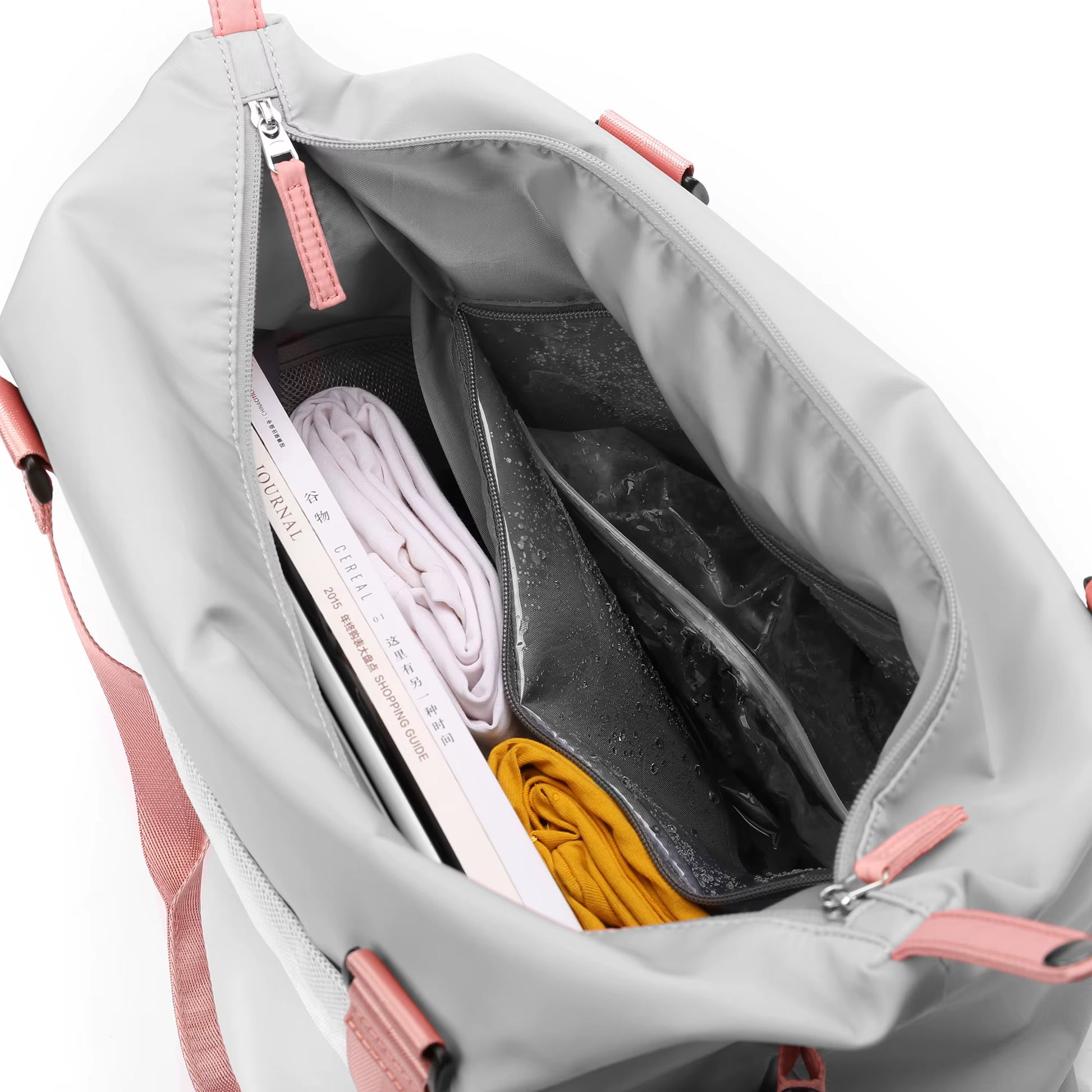 Airplane Friendly Weekend Travel Bags Custom Logo Yoga Duffel Bag Waterproof Travel Sport Gym Bags for Women