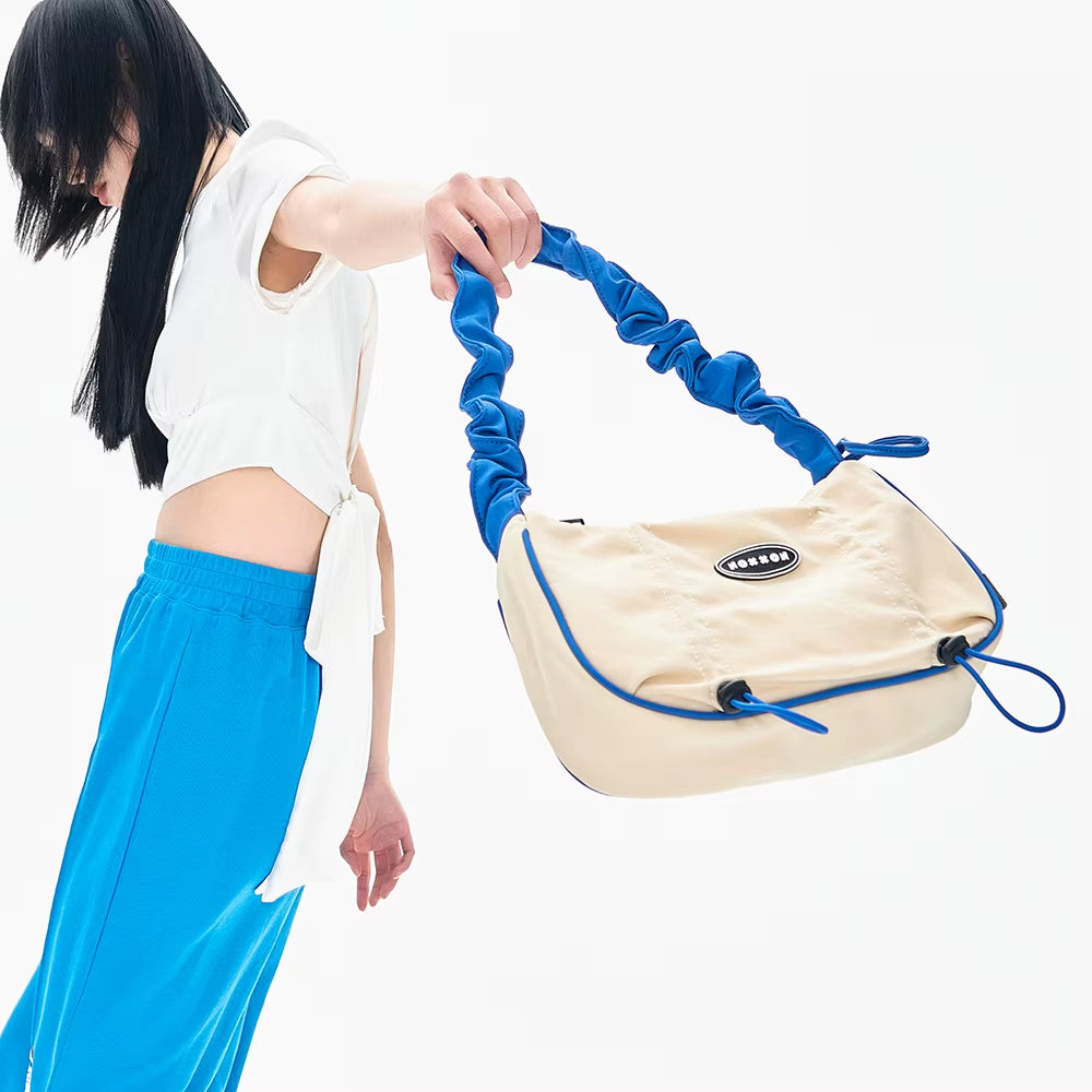 NOXXON Single Shoulder Bag Waterproof Nylon Underarm Bag Casual Purse Bag for Travel Exquisite Shoulder Handbag for Women