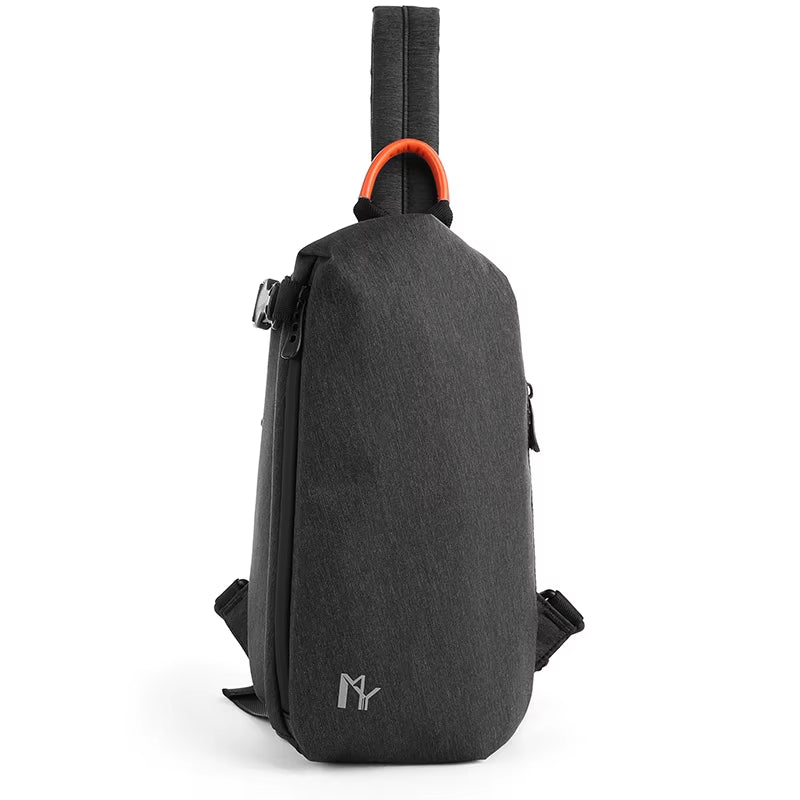 MOYYI Waterproof Chest Bag Men Crossbody Sling Bag Crossbody Bag for Business School