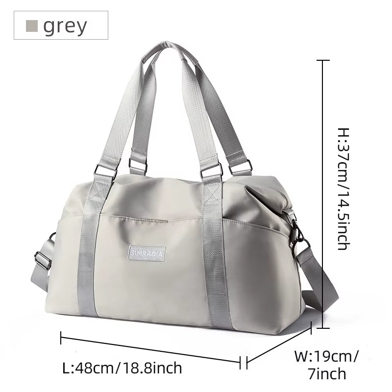 Custom Logo Waterproof Duffel Bag Travel Bag Outdoor for Woman Gym Bags Sports Yoga Handbags for Girl