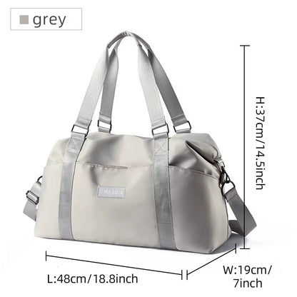 Custom Logo Waterproof Duffel Bag Travel Bag Outdoor for Woman Gym Bags Sports Yoga Handbags for Girl