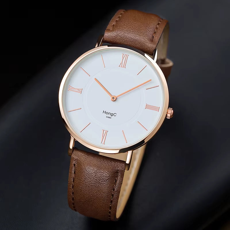 YAZOLE D C0801 Hot Selling Modern Men Black Quartz Watches Minimalist Case Waterproof Custom Wristwatches Relojes