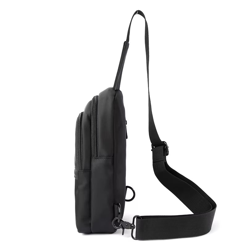 Hot Sale Bulk Goods Messenger Men'S Bag Custom LOGO Crossbody Shoulder Bag Sport Oxford Waterproof Chest Bags Outdoor