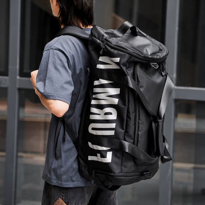 Large Capacity Unisex Duffel Bags Multi-Function Travel Bag Backpack Oxford Zipper Outdoor Gym Bags Sports Men'S Tote Handbag