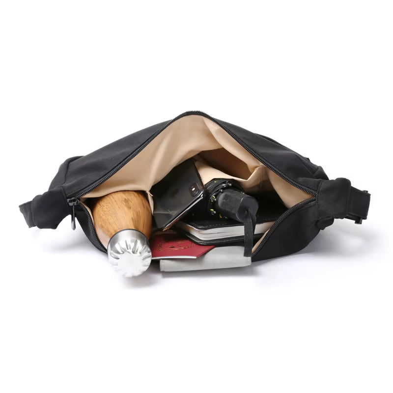 Mini Belt Bag with Adjustable Strap Nylon Hobo Bags Shoulder Waist Pouch Chest Bag for School Casual Sport Camping Hiking