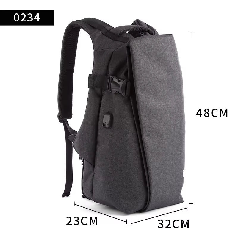MOYYI Fashion OEMODM Mens Durable USB Charging Smart Oxford Backpack Waterproof Business Laptop Backpack Customized Logo