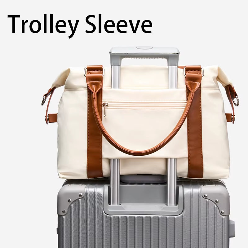 Fashion Simradia Tote Travel Bag for Women Waterproof Men Holiday Style School Duffel Bags Female Sport Gym Shoulder Bags
