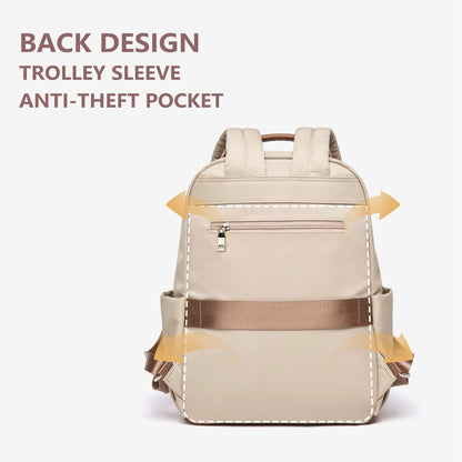 Simradia Lightweight Women Backpack for Business Lady Anti-Theft Laptop Backpack