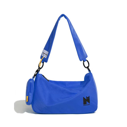 NOXXON Nylon Handbags for Unisex Waterproof Multi Pocket Purses and Crossbody Bags Multi Function Lightweight Shoulder Handbag