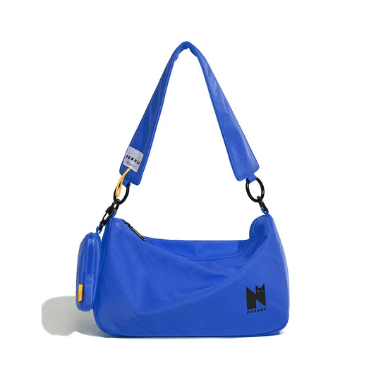 NOXXON Nylon Handbags for Unisex Waterproof Multi Pocket Purses and Crossbody Bags Multi Function Lightweight Shoulder Handbag