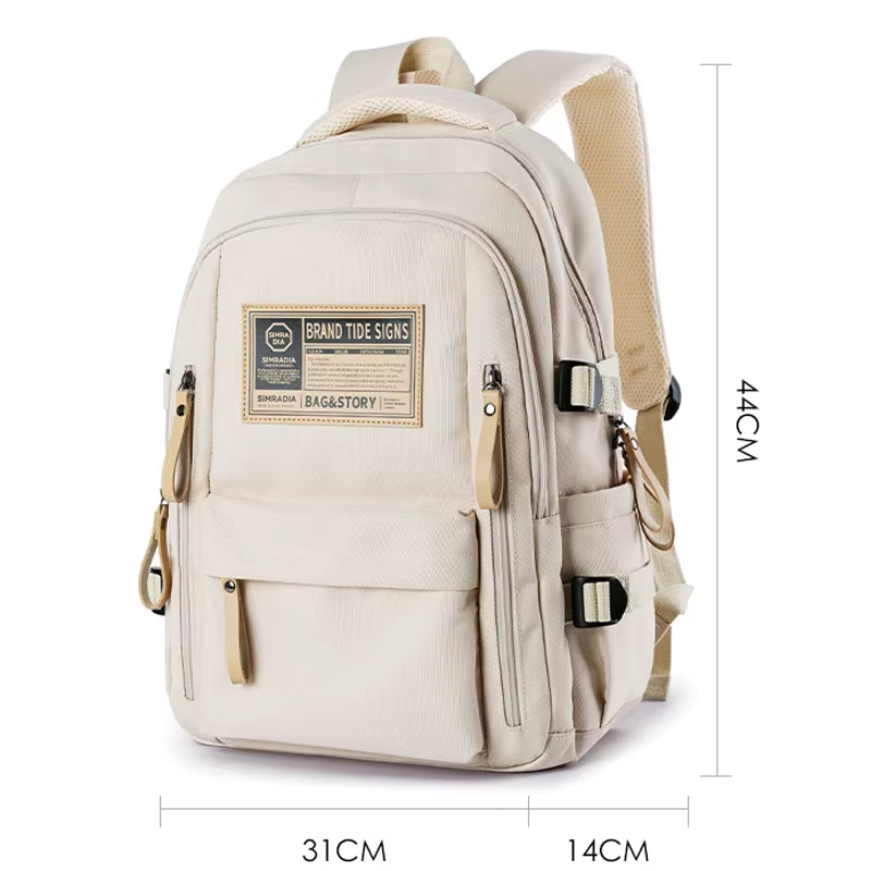 Stylish Laptop Casual Backpack Large Capacity Other Backpack Waterproof Camping Hiking Travel College Laptop Travel Man Woman