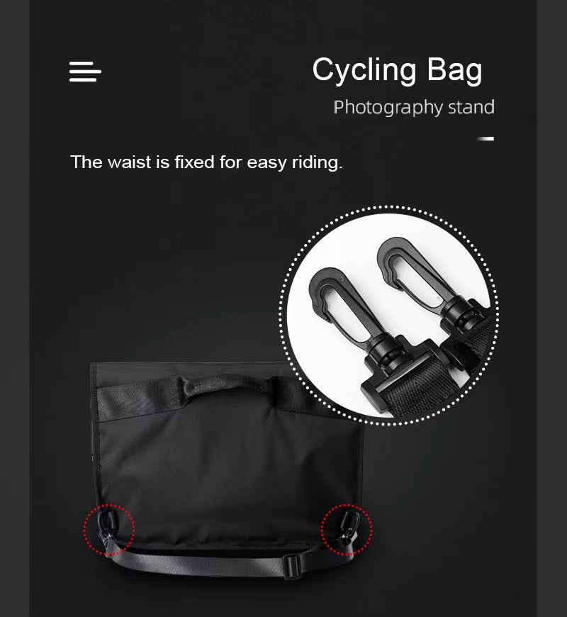MOYYI Messenger Bags Large Capacity Male Tourist Cycling Messenger Bags for Men Sling Crossbody Bag