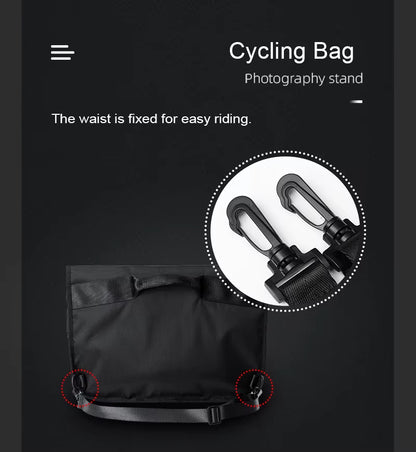 MOYYI Messenger Bags Large Capacity Male Tourist Cycling Messenger Bags for Men Sling Crossbody Bag
