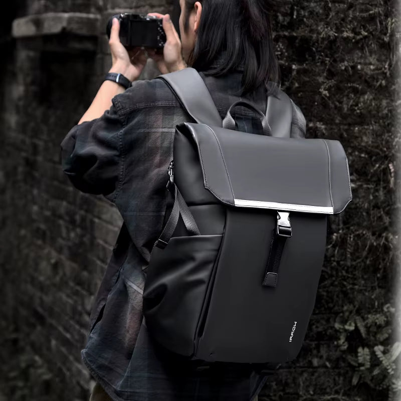 MOYYI Large Capacity DSLR Camera Backpack PVC Camera Bag for SLR/DSLR Outdoor Waterproof Camera Video Bags for Man