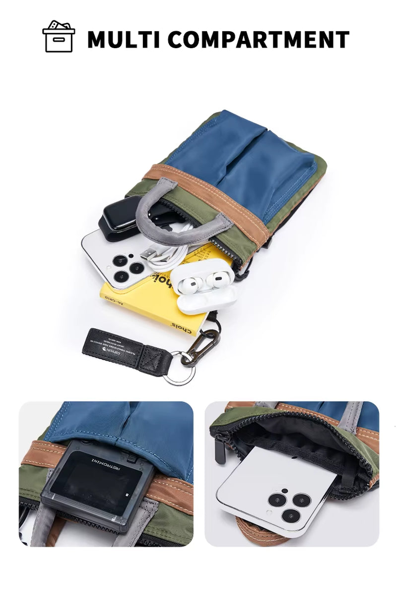 MOYYI New Design Fashionable Crossbody Bags for Men Mini Crossbody Phone Bag
