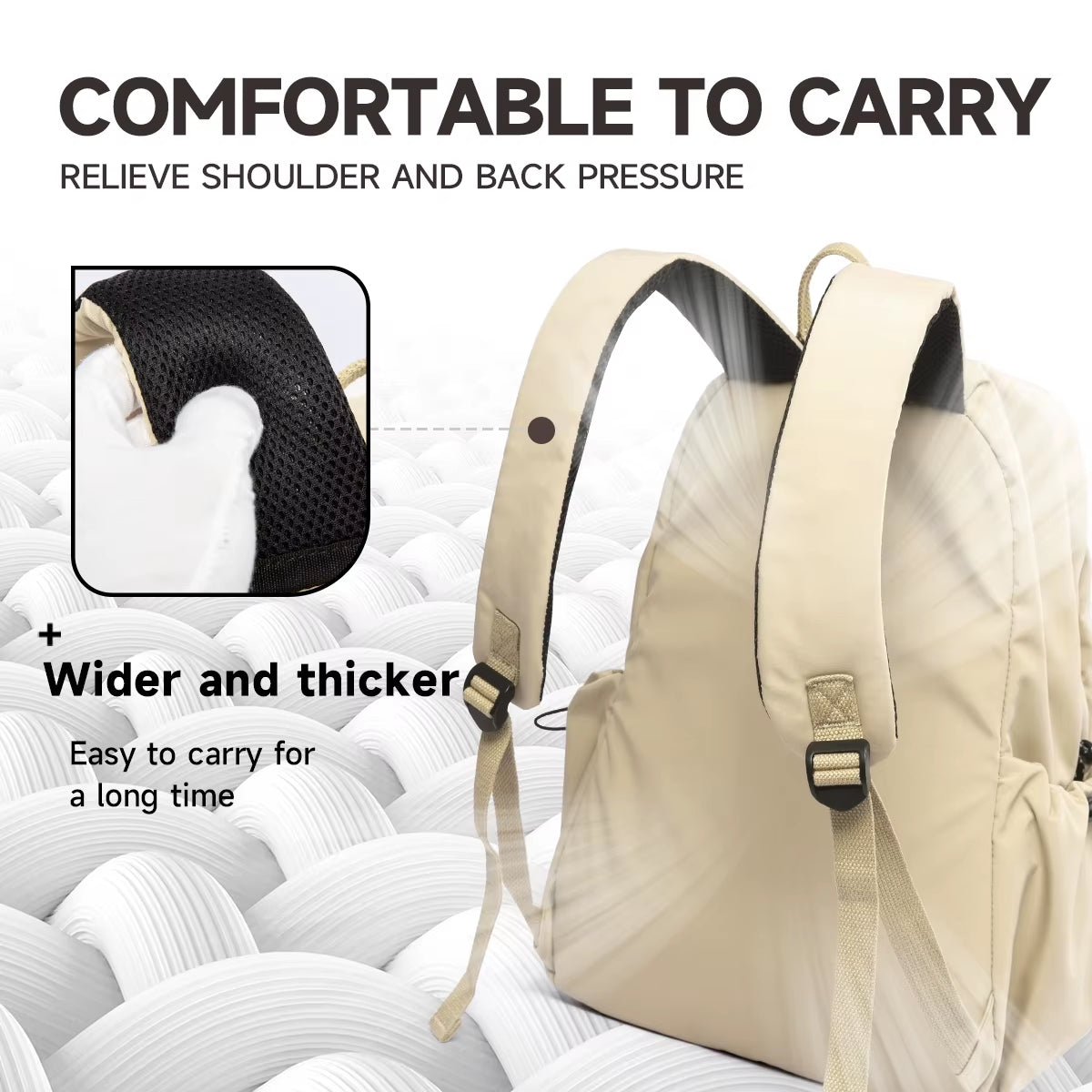Multifunctional Fashion Large Capacity 15.6 Laptop Backpack Oxford Waterproof Sports Backpack Travel Black Backpack