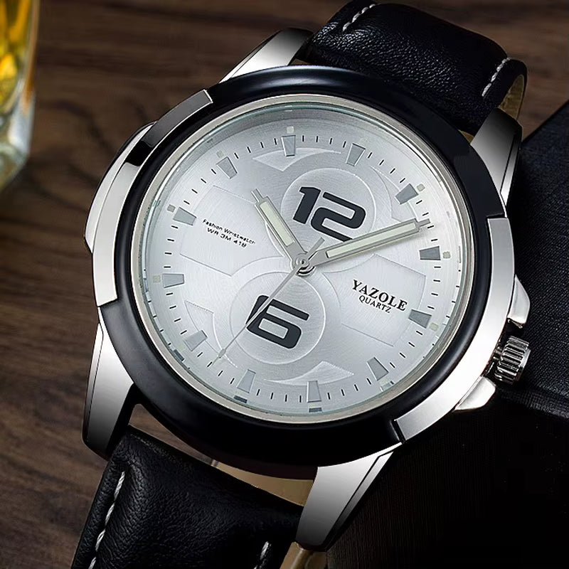 Yazole M 418 Whosale Cheap Luminous Watch Men Business Watch Waterproof High Quality Wristwatches