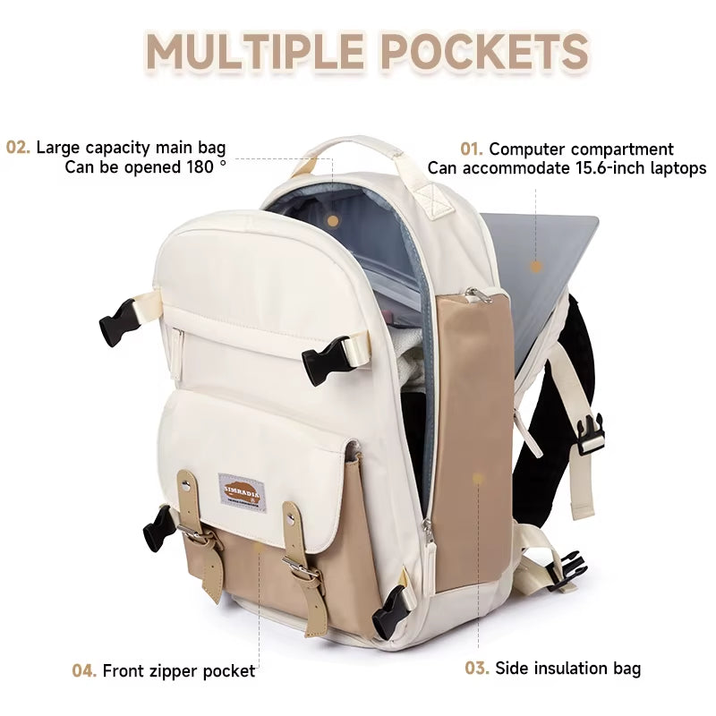 Simradia Larger Capacity Carry on Laptop Backpack for Man Woman Hiking Travel Bag Outdoor Backpacks Overnight Other Backpack