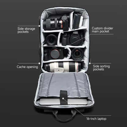 Custom Waterproof Travel Video Camera Backpack Large Instant Camera Bag Slr Photography Digital Video Bags for Camera