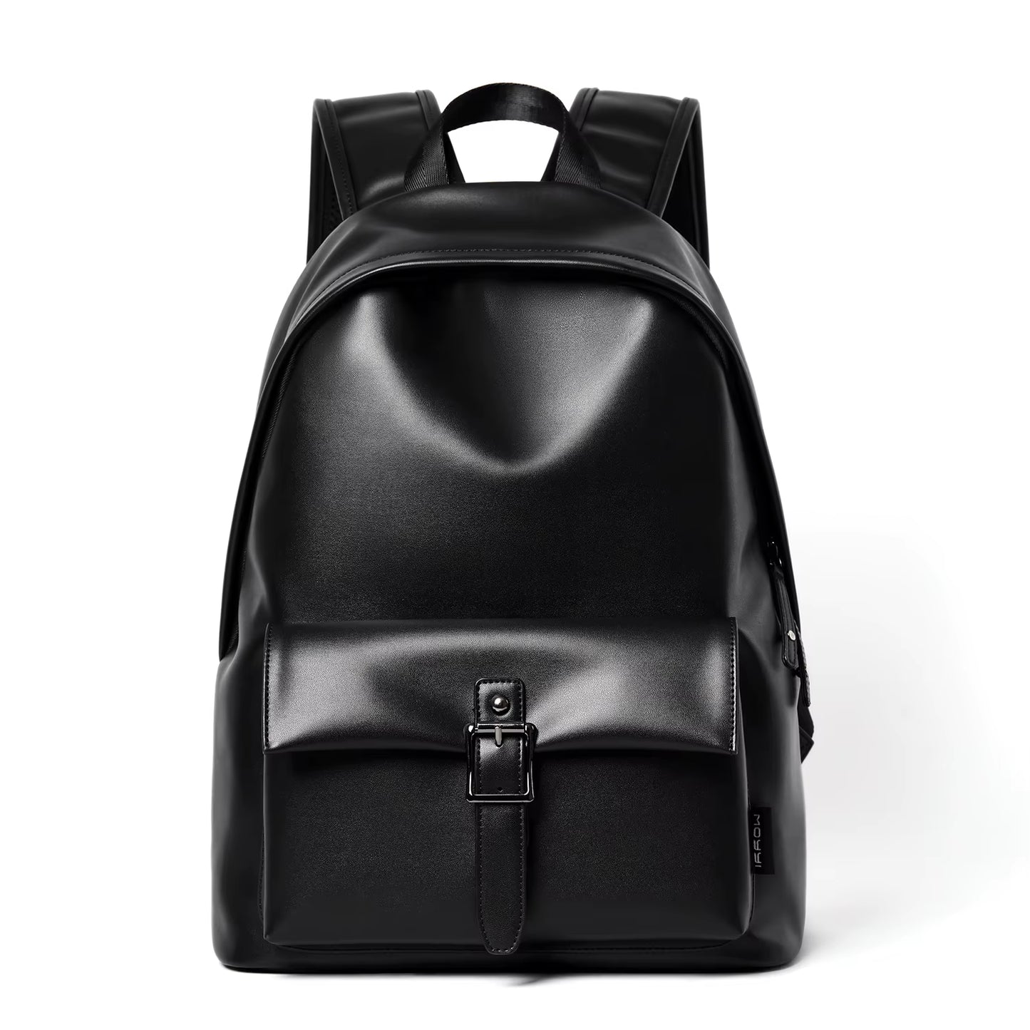 MOYYI Luxury PU Leather Travel Backpack Bags for Men Laptop Bag Faux Leather Backpack Bags