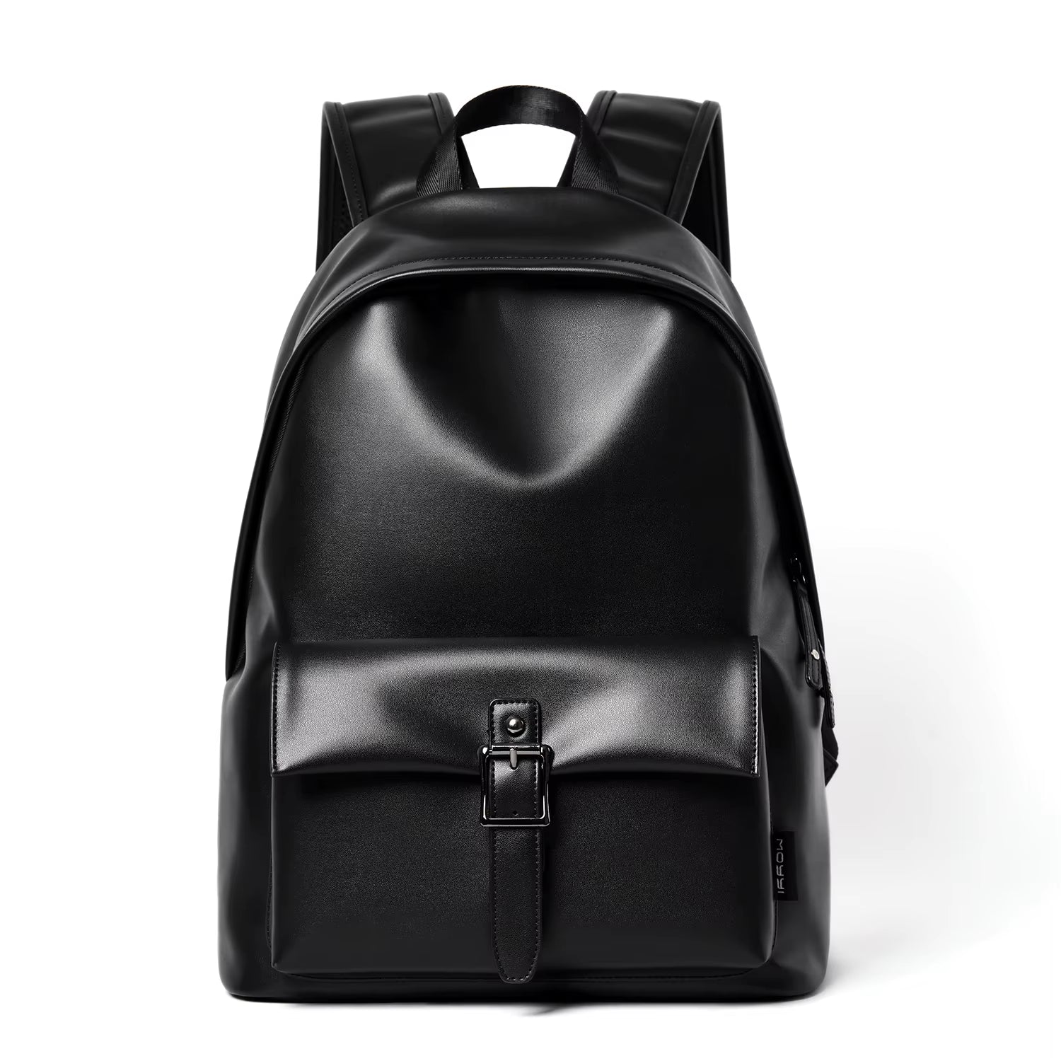 MOYYI Luxury PU Leather Travel Backpack Bags for Men Laptop Bag Faux Leather Backpack Bags