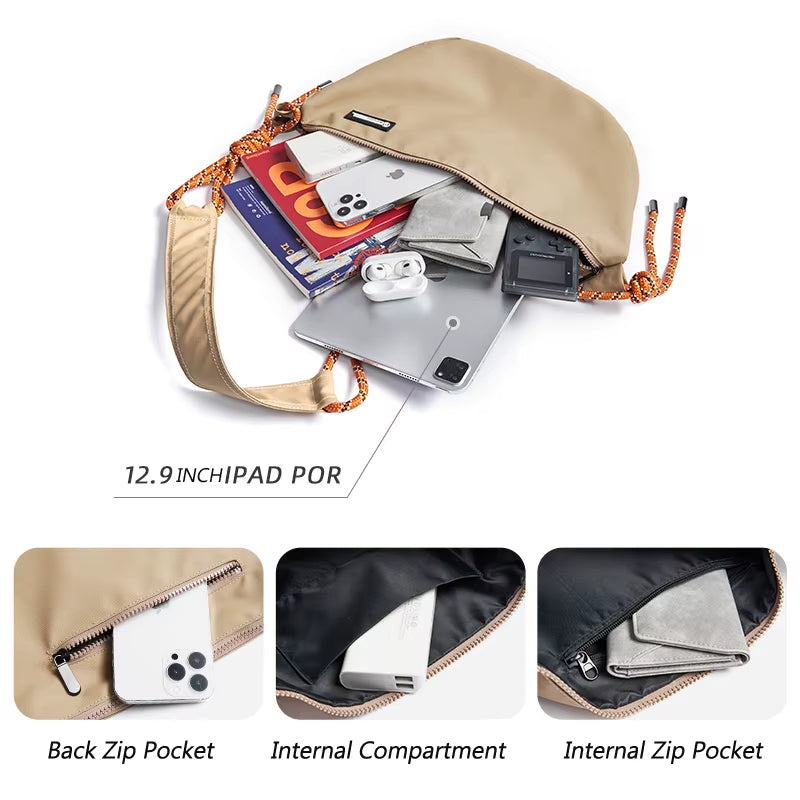 Waterproof PVC Men Sling Crossbody Bags for Men Cycling Crossbody Bags