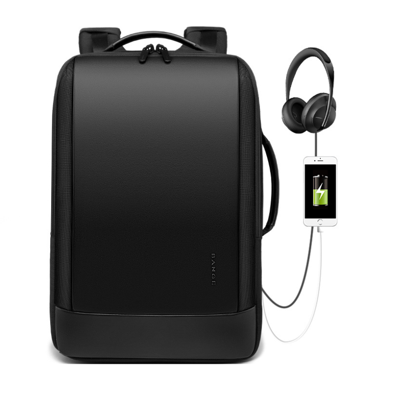 Mochila impermeable para ordenador portátil Bange USB
