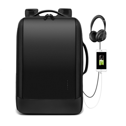 Mochila impermeable para ordenador portátil Bange USB