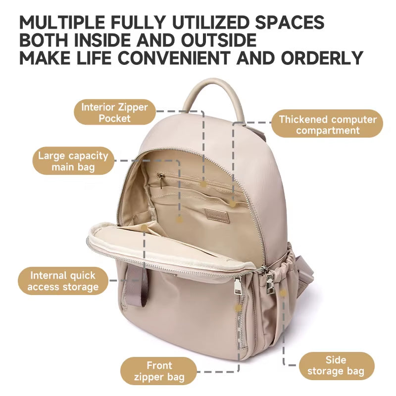Simradia Lightweight Mini Backpacks Fashion Oxford Anti-Theft Women Backpack Travel Outdoor Bags Rucksack School Bag